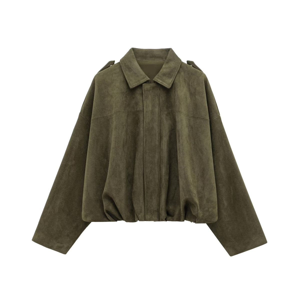 Women'S Suede Casual Coat
