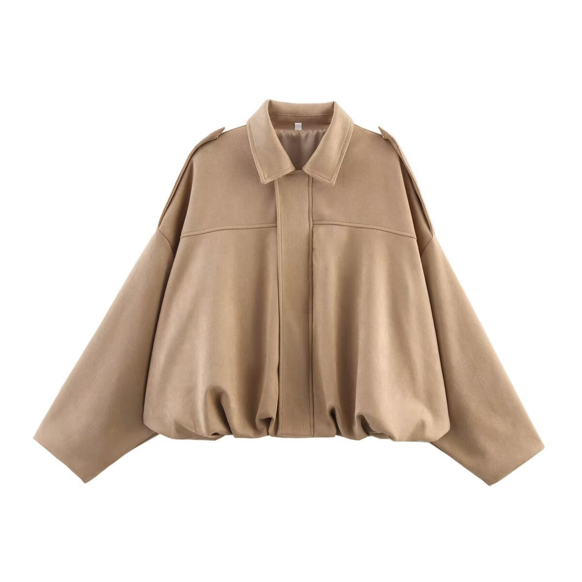 Women'S Suede Casual Coat